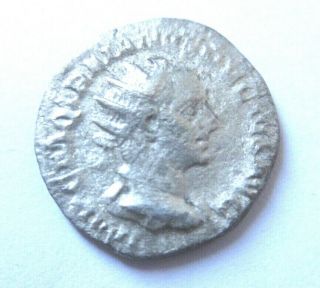 Silver - Antoninian Of Trajanus Decius Rv.  Two Pannoniae Standing Facing