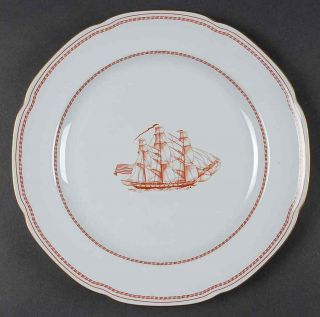 Spode Trade Winds Red Dinner Plate 687645