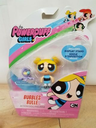 The Powerpuff Girls Bubbles Bulle Action Doll Figure Cartoon Network