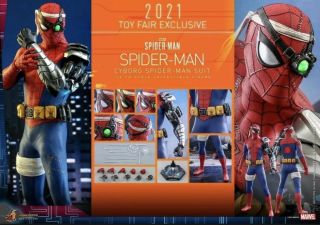 Hot Toys Vgm51 Spider - Man Cyborg 1/6 Figure