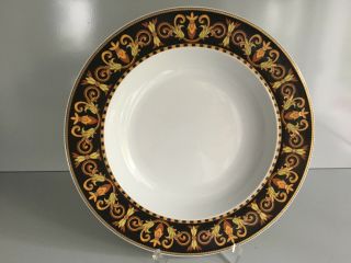 Versace Barocco Rim Soup Plate 8 3/4 " Rosenthal Teller Tief
