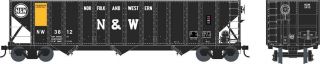 42384 Bowser 100 - Ton 3 - Bay Open Hopper Norfolk & Western 3835 (wood Chip Service