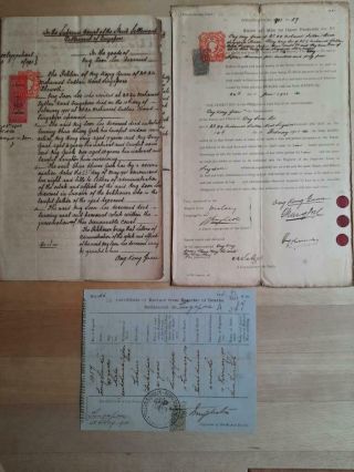 Straits Settlements Singapore Documents Revenues 1901 Ong Soon Lee Fiscal