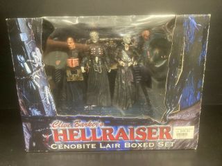 Hellraiser Cenobite Lair Boxed Set Neca Reel Toys Spencer Gifts Exclusive 2005