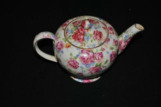 Royal Winton Victorian Rose Chintz Teapot