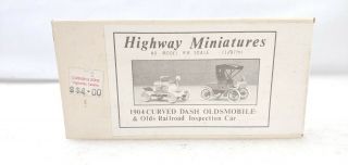 Jordan Highway Miniatures Ho Scale 1904 Oldsmobile & Olds Inspection Kit 360 - 228