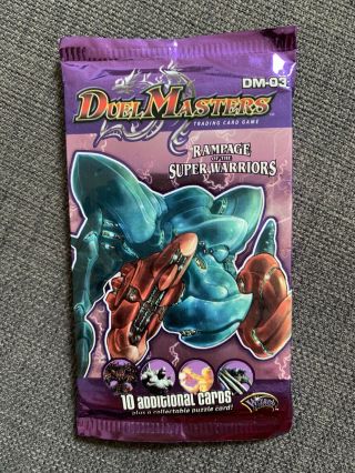 Duel Masters Rampage Of The Warriors Booster Pack Dm - 03 - 2004