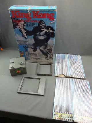 Vhtf 1976 Mego King Kong Against The World Toy 46 " Playset W Box (missing Kong)