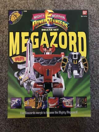 1993 Mighty Morphin Power Rangers Deluxe Set Megazord Factory Mmpr Mib