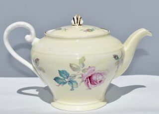 Vintage Aynsley Tea Pot - C594/5 Yellow With Rose (550ml)