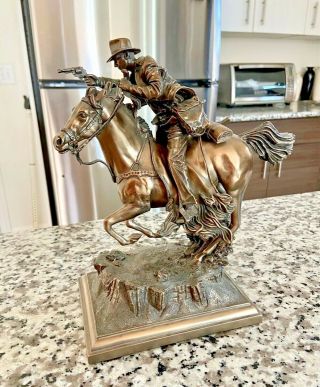 Gentle Giant Indiana Jones On Horse Bronze Statue Limited Edition