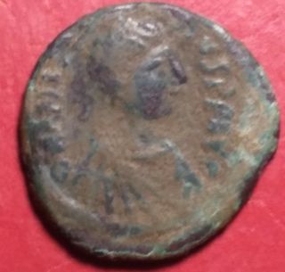 491 - 518 Ad Byzantine Empire Anastasius I,  Ae Follis - 40 Nummi Constantinople Coin