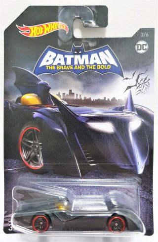 Hot Wheels Batmobil 1:64 Batman The Brave And The Bold 3/6 Die - Cast Figure 2017