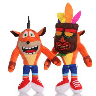 8  Crash Bandicoot Crazy Trilogy Series Plush Doll