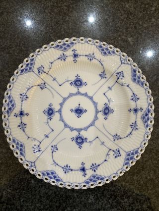 Royal Copenhagen Blue Fluted Full Lace 1084 Dinner Plate 1st Quality - Quantity