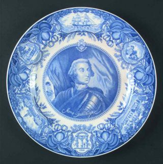 Wedgwood Georgia Historical Plates Blue Dinner Plate 4631050