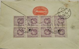 Mauritius1948 Cover " To His Excellency The Governor Of Seychelles Fe 22 38