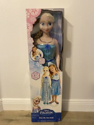 Disney Frozen Elsa 1st Edition My Size Doll 2014 38” Tall Jacks Pacific