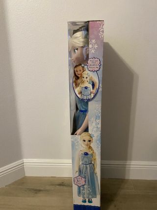 Disney Frozen Elsa 1st Edition My Size Doll 2014 38” Tall Jacks Pacific 4