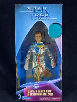 1999 Playmates Star Trek Captain James Kirk In Environmental Suit R10
