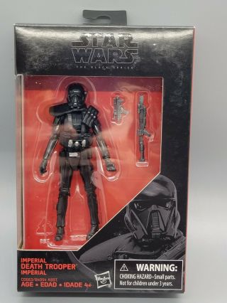 Star Wars The Black Series 3.  75 " Imperial Death Trooper Action Figure Rogue One