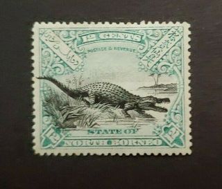 1897 - 1902 Teeth 131/2:14 12c Vf Mlh Gb Uk Malaysia North Borneo B402.  28d $0.  99