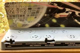 VINTAGE 1978 STAR WARS ACTION FIGURE DISPLAY STAND BASE MAIL AWAY 5