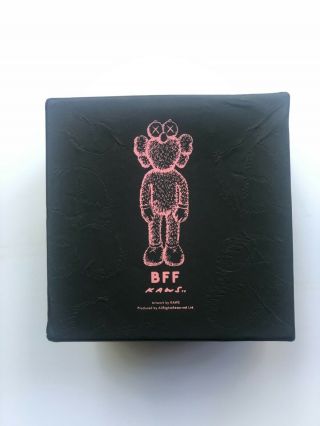 KAWS BFF Pink Plush Figure Limited Edition 888 holographic sticker 6