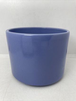 Vintage Gainey Ceramics Ac - 6 Blue Pot Mid - Century Modern Planter Mcm California