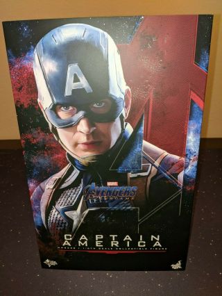Hot Toys Captain America Avengers Endgame 1/6 Scale Figure Mms 536