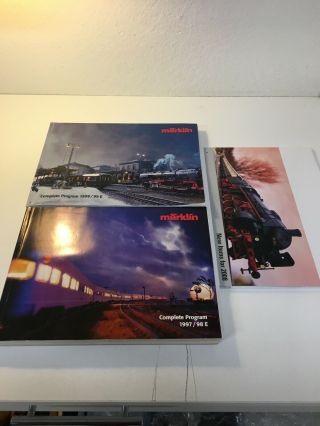 Marklin Train Catalogs/programs - 1997/98 1998/99,  And 2008