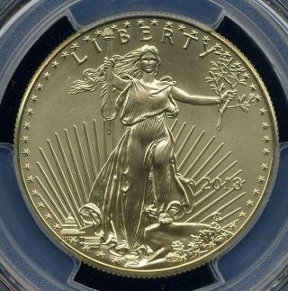 2018 - 1 Oz Gold American Eagle Pcgs Ms 70 First Strike