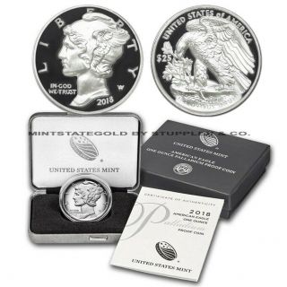 2018 - W 1 Oz Proof Palladium American Eagle Ngc Pf 70 First Release With Ogp