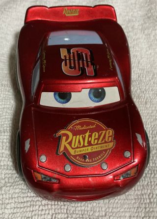 Disney Pixar Cars Shake N Go Lightning Mcqueen W/ Rare Cool Metallic Paint