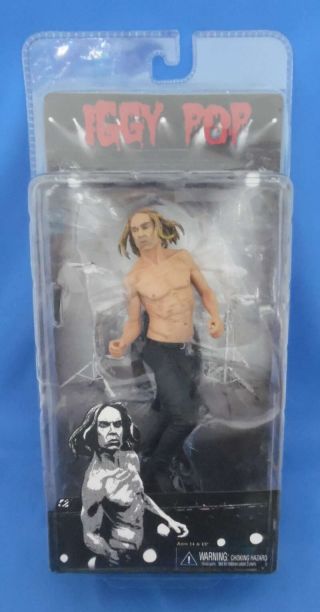 Neca Iggy Pop 7 " Inch Action Figure 2011 Stooges Music Sony Music