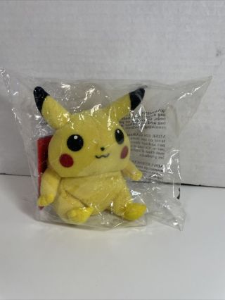 Nwt Hasbro Nintendo Game Freak Pokemon 25 Pikachu 5 " Beanie Plush In Bag