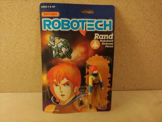 Vintage Matchbox Robotech Rand Action Figure In Package 1985