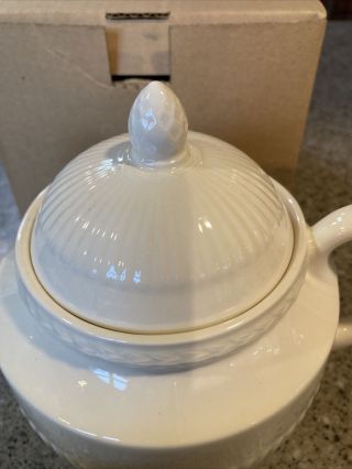 WEDGEWOOD QUEENSWARE EDME LARGE Teapot Made in England 2