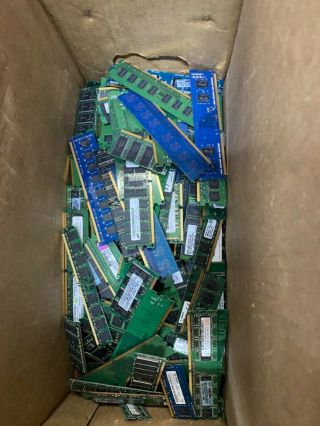 25 Pounds Of Mixed Memory For Scrap Or Gold Recovery