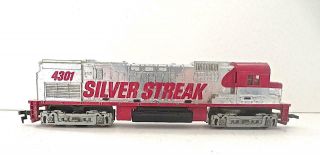 Tyco Ho " Silver Streak " Alco 430 Powered Diesel Locomotive In Chrome (142)