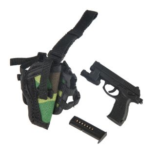 Flagset Fs - 73023 1/6th Chinese Army Airborne Forces Plaaf Figure Pistol Holster
