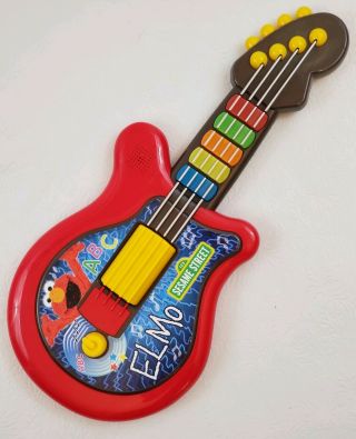 Elmo Guitar Sesame Street Musical Toy Instrument Hasbro 2010