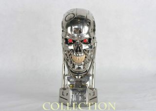 1:1 Terminator T800 Skull Bust 3d Model Skull Endoskeleton Lift - Size Bust Figure