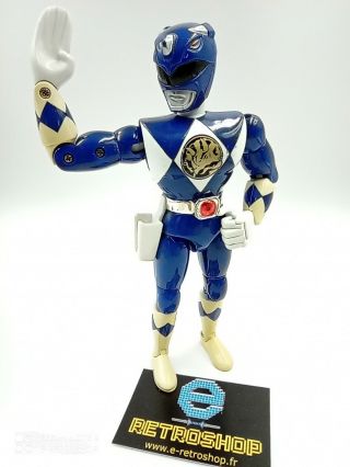 Figurine Power Rangers Mighty Morphin Billy 20cm Blue Ranger Karate Bandai 1994