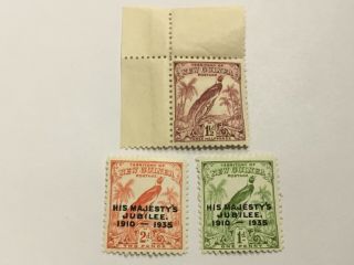Old Stamps Guinea X 3