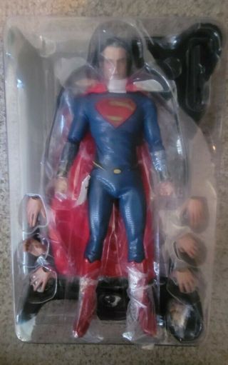 Hot Toys Mms200 Man Of Steel Superman 1/6 Dc Comics