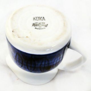 KOKA BLUE by Rorstrand Creamer 3 