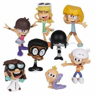 The Loud House Figure 8 Pack Action Figure Toys From The Nickelodeon Tv Show