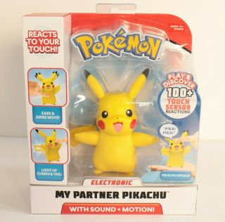 Pokemon My Partner Pikachu Electronic Touch Toy Collectable Nintendo 2020