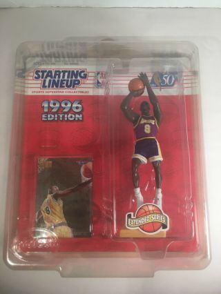 1996 Slu Kobe Bryant Extended Series Starting Lineup Rookie With Card Protecto